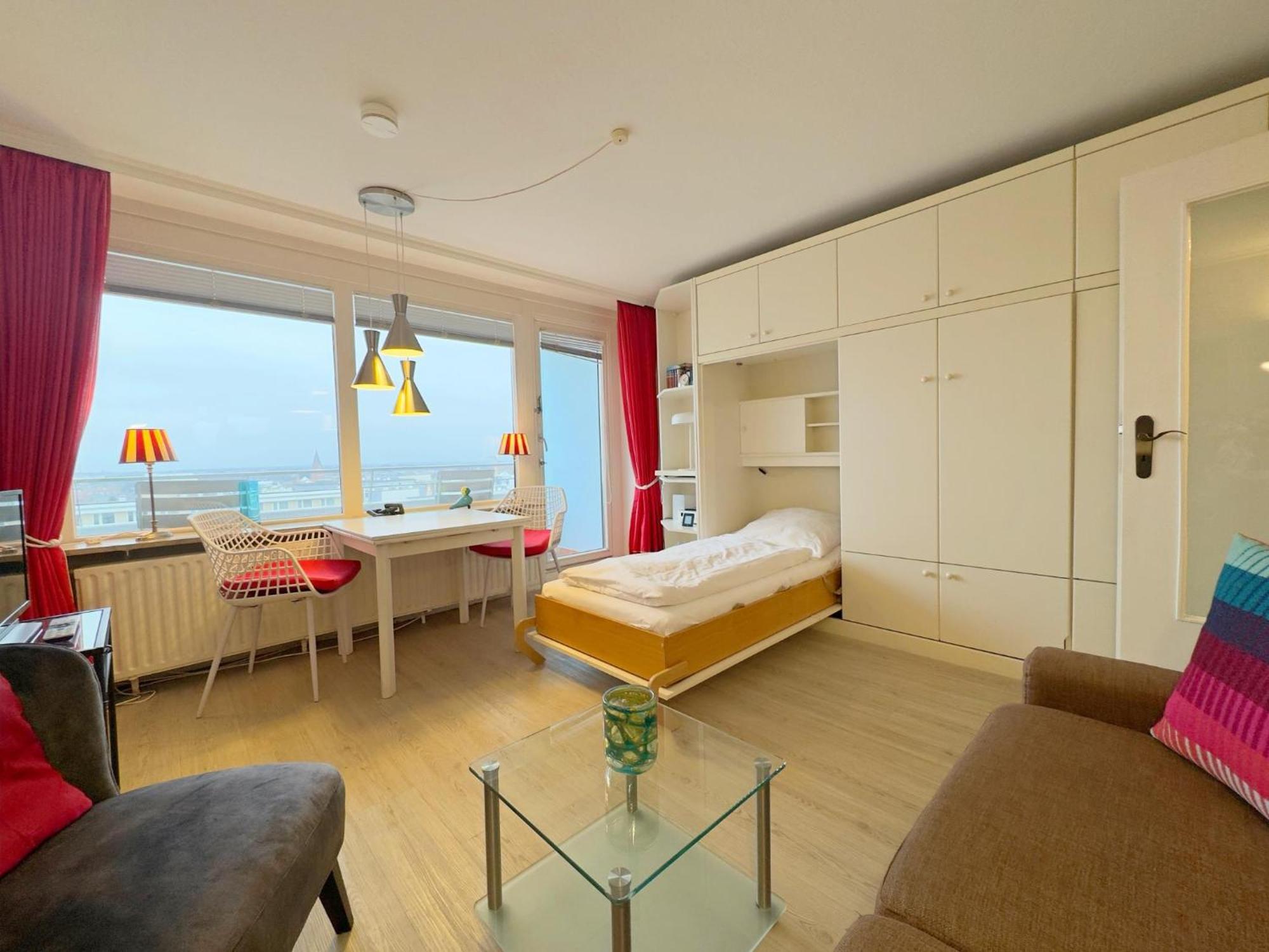 Haus Metropol App 145 direkt am Strand 2 mit Balkon Cityblick Westerland Exterior foto